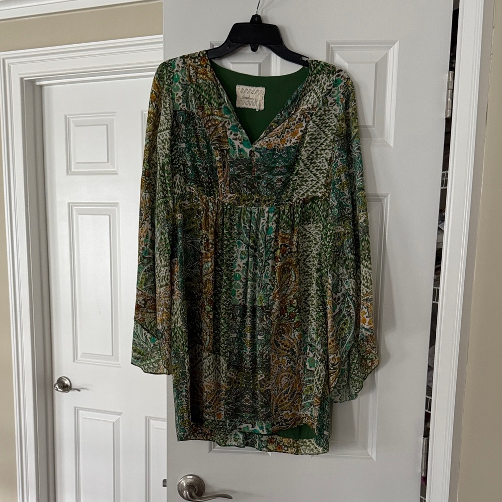 Anthropologie Multicolor Long Sleeve Dress